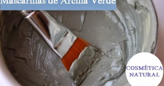 Mascarilla de arcilla verde con limon